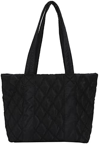 CoCopeaunt Quilted Tote Bags for Women Lightweight Puffer