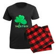 thumbnail image 5 of CafePress - Boston Clover Women's Dark Pajamas - Women's Short Sleeve Print T-Shirt and Pants Dark Cotton Pajama Set, 5 of 7