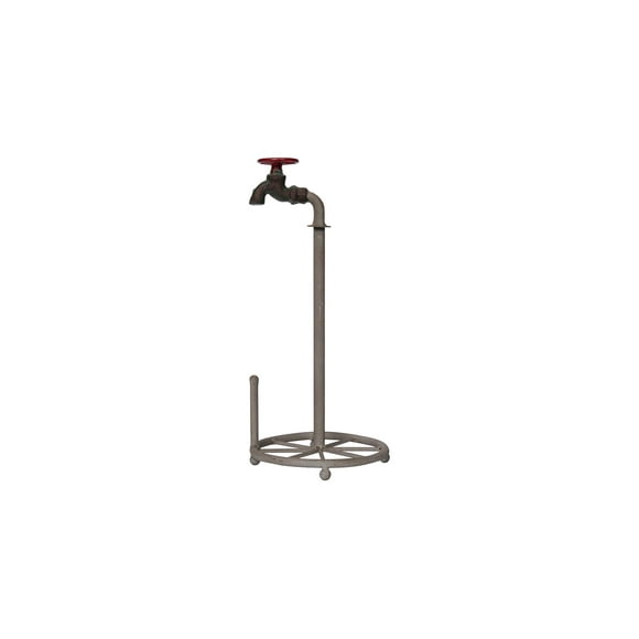 Creative Co-Op Rustic Metal Faucet Paper Towel Holder