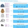thumbnail image 5 of Goyunwell 7Pcs Mesh Laundry Bags Travel Storage Organize Bag Clothing Washing Bags for Laundry Delicates Blouse Bra Hosiery Stocking Underwear Lingerie XXL XL L M S 2 Bra Bags, 5 of 6