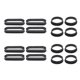 thumbnail image 1 of 16 piezas de anillos de tarta redondos y ovalados, perforados por calor, anillos de mousse para pasteles, antiadherentes, moldes para pasteles pequeños, 1 of 8