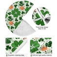 thumbnail image 2 of GZHJMY St. Patrick's Day Shamrock Christmas Tree Skirt Tree Skirt for Holiday Party Home Christmas Day Ornaments 36", 2 of 6