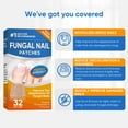 thumbnail image 5 of Toenail Fungus Treatment Extra Strength, 32pcs Nail Repair Strips for Restores Appearance of Discolored or Damaged Nails, 5 of 8