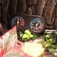 thumbnail image 4 of 2pcs Reptile Thermometer Hygrometer, Mini Round Shape Dual Dial Thermometer and Humidity Gauge for Reptile Lizard Tortoise Spider Pet Rearing Box, 4 of 5