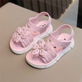 thumbnail image 6 of OSOLU Toddler Girls Sandals For Active Kids Comfortable Daily Use Footwear Durable Outdoor Vacation Ons For Ages 3 12 Summer For Young Girls Baby Cute Shoes, 9-9.5 Years, 6 of 6