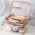 thumbnail image 4 of Makeup Bag,Travel Bag Essentials,Large Train Travel Toiletry Bag for Women Girls Gifts,Cosmetics Bag Case Storage,Travel Size Toiletries for Brush Jewelry Organizer Accessories, 4 of 7