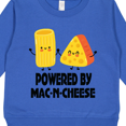 thumbnail image 3 of Inktastic Powered by Mac N Cheese Toddler Sweatshirt, 3 of 4