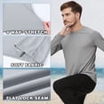 thumbnail image 2 of Lavenicole 5 Pack Men's UPF Sun Protection Long Sleeve Shirts Moisture Wicking Fishing Hiking Workout M, 2 of 5