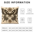 thumbnail image 5 of YANMS Yellow Butterfly Throw Pillow Cover Cases with Beauty Wings Flower Insect Floral Outdoor Decor Pillowcase Home Square Pillow Slip White, 5 of 5
