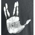 thumbnail image 2 of Vulcan Hand Print T-Shirt Dark Heather (2XL), 2 of 3