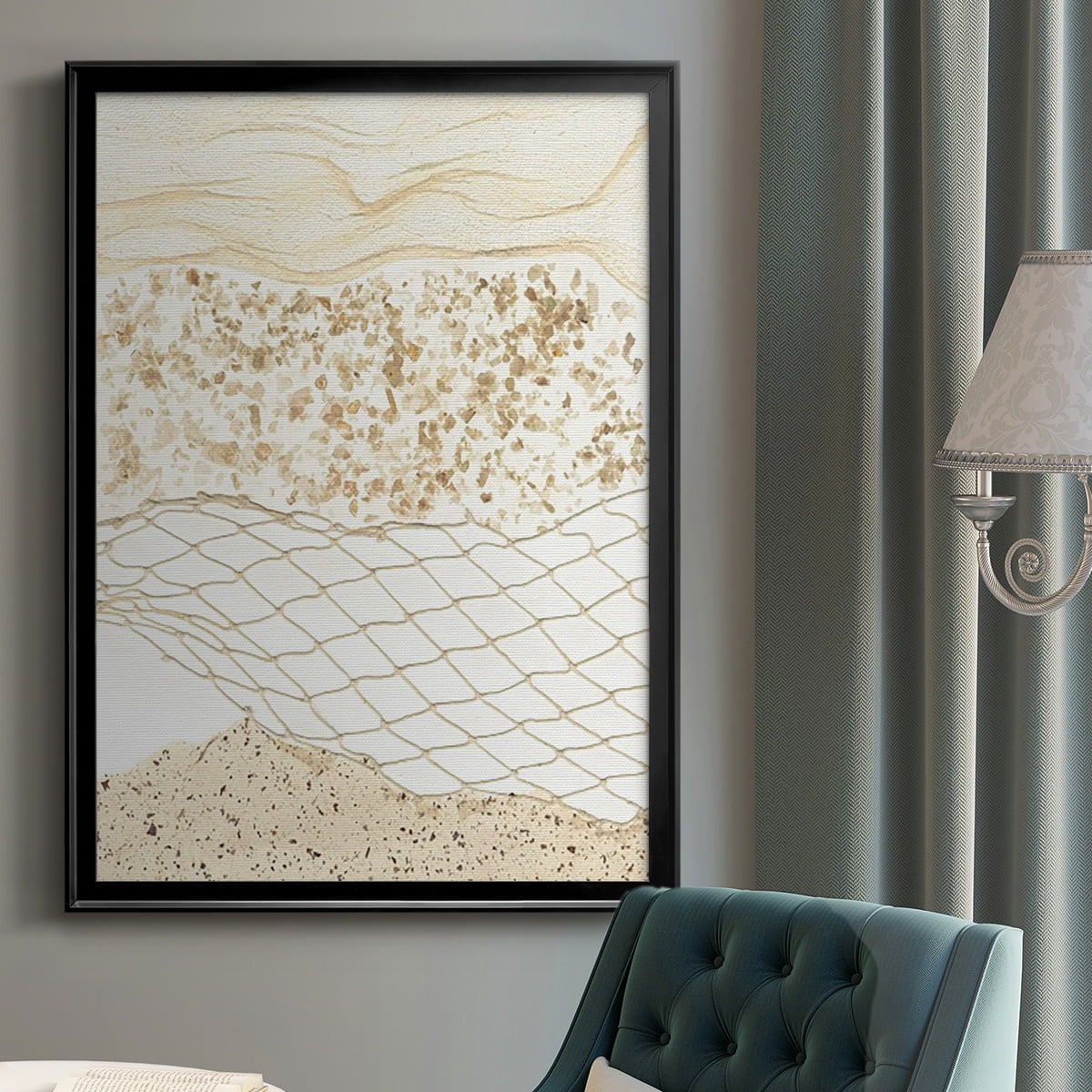 Coast Away I Premium Framed Print, in Gold, Black, or Silver - Ready to Hang