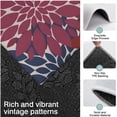 thumbnail image 3 of Red and Blue Floral Pattern Kitchen Rugs Sets Of 3,Kitchen Runner Rugs Non Skid Washable,Decorative Kitchen Floor Mats for Kitchen,Sink,Laundry,17"x30"+ 17"x47" + 17"x59", 3 of 6