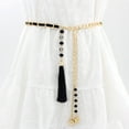 thumbnail image 1 of Ceinture en Métal Mode Décontractée pour Femmes avec Chaîne à la Taille et Pendentif à Franges, 1 of 4