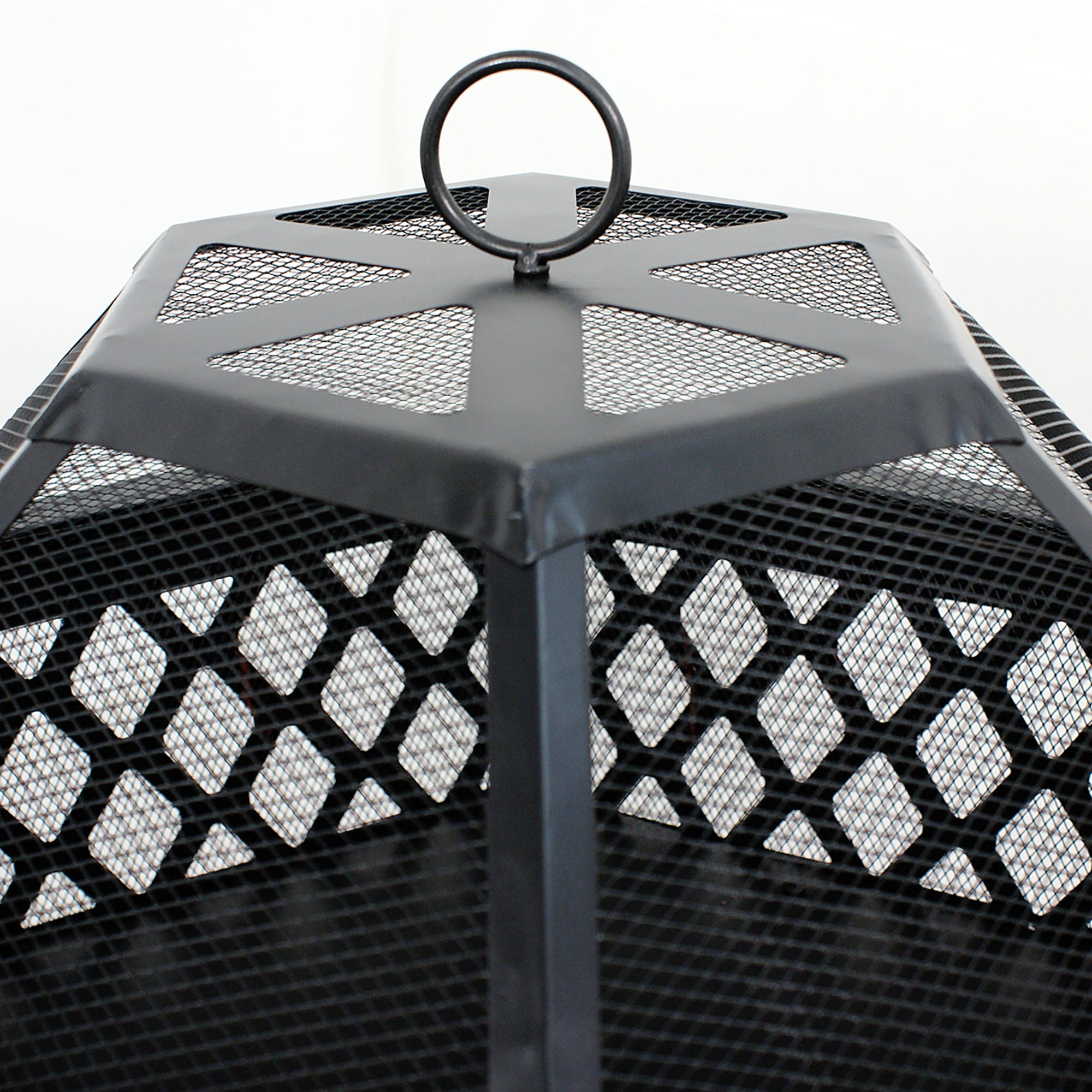ZENSTYLE Outdoor Patio Steel Fire Pit - 24