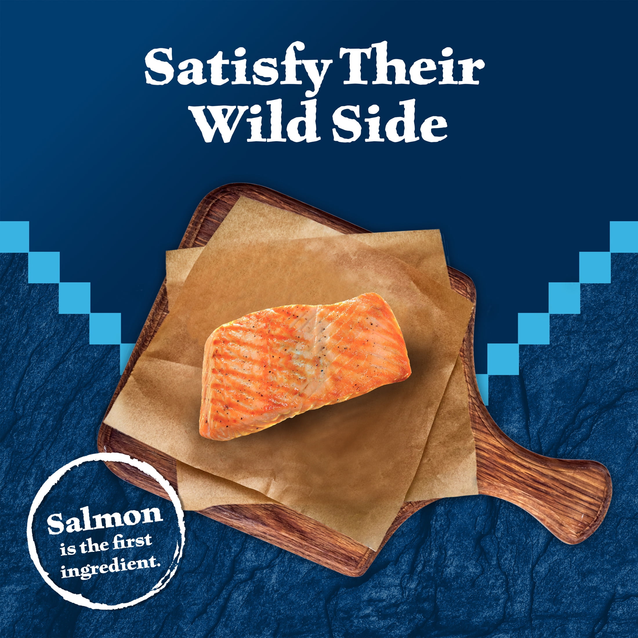 Blue Buffalo Wilderness Crunchy Cat Treats, Tasty Salmon Flavor, 2-oz. Bag