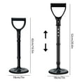 thumbnail image 3 of kkbbma under $5 Mobility Aid Tool 5 Height Adjustable 16.5in 20.4in Stande Assist Device Stable With 7 In Base Elderly Lift Assist Supports For Rise Indoor Garden Outdoor Work, 3 of 7
