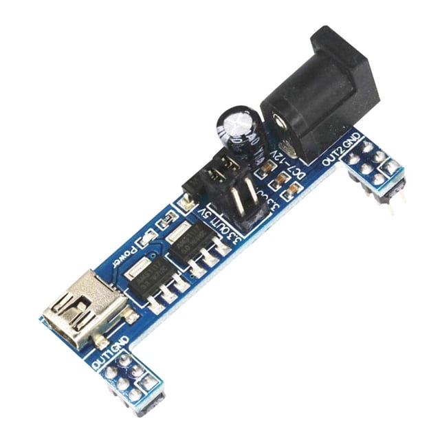 Módulo de fuente de alimentación compatible con placa de 5 V 3,3 V para placa de pruebas MB102