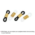 thumbnail image 4 of Uxcell Eyeglass Chain Connector Retainer Adjustable Anti Slip Strap Holder End Loop Large Size Gold 20 Pack, 4 of 5