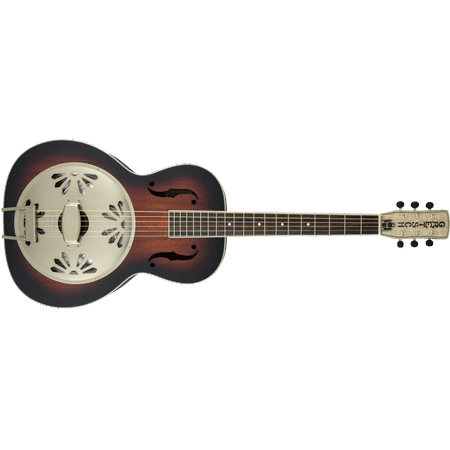 Gretsch G9241 Alligator Round Neck Resonator Acoustic Electric Guitar -