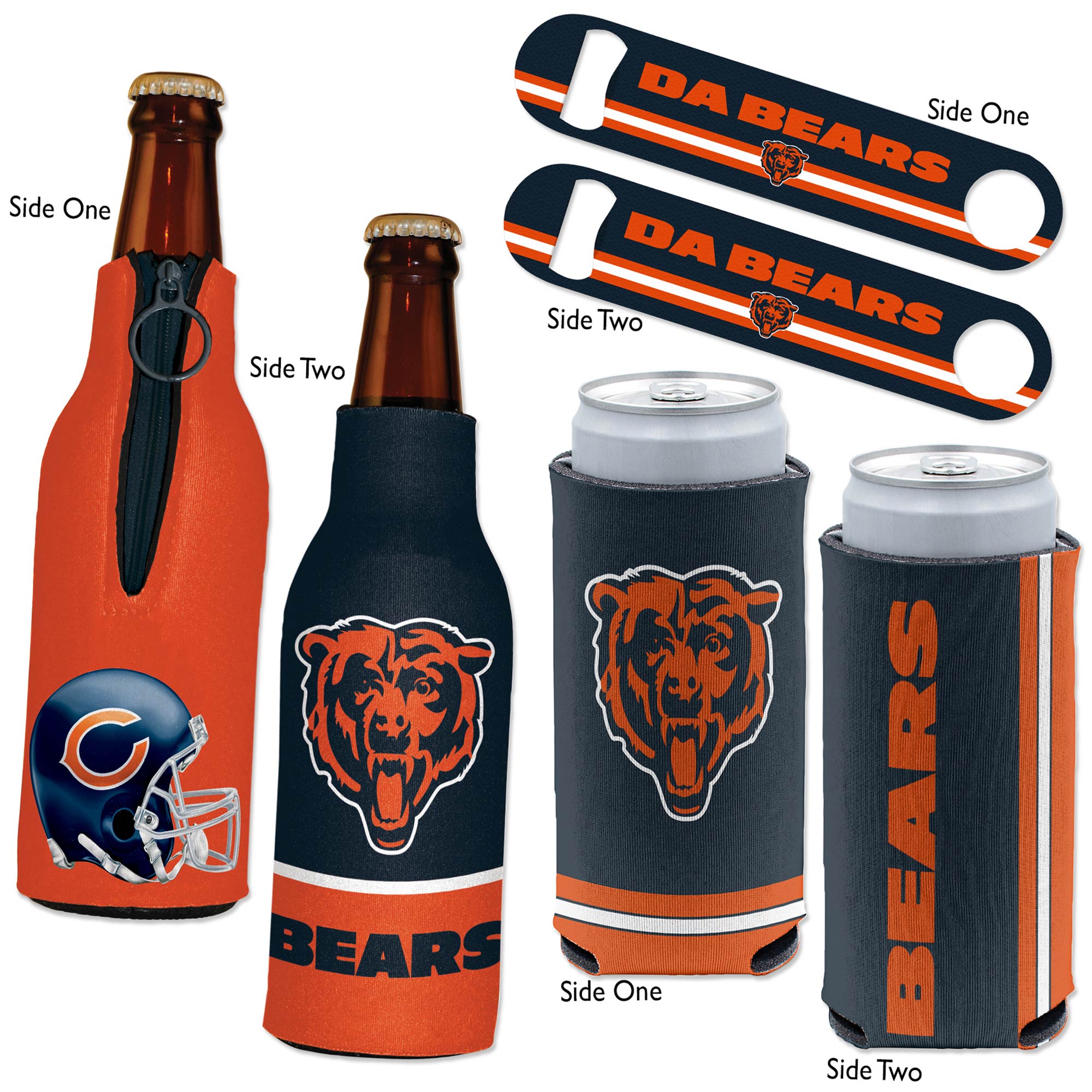 Sports Outdoors Fan Shop Wincraft Chicago Bears Can Cooler Usaminimotors Com
