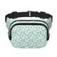 thumbnail image 1 of Fotbe Daisy Floral A Cangurera Cuadrada con Estampado de Doble Capa, Bolsa de Cintura Ajustable Mini para Hombres y Mujeres, 1 of 9