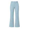 thumbnail image 4 of Edvintorg Dress Pants Women High Waisted Business Casual Trouser Solid Color Stretch Flare Pant with Pocket Women's Clothes Light Blue S-2XL, 4 of 6