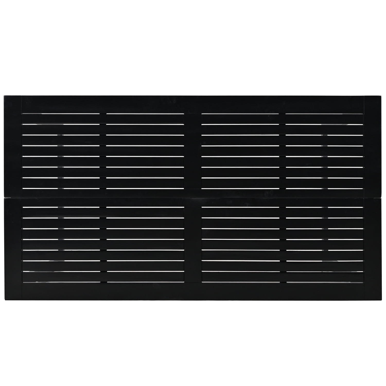 Kadyn 5-Piece Steel Outdoor Dining Set, Patio Dining Set for Balcony Or Backyard with Acacia Wood Armrest Suitable, Black