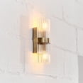 thumbnail image 4 of Aplique de Pared GLOBE Electric 65000046 de 2 Luces en Latón Mate, 4 of 8
