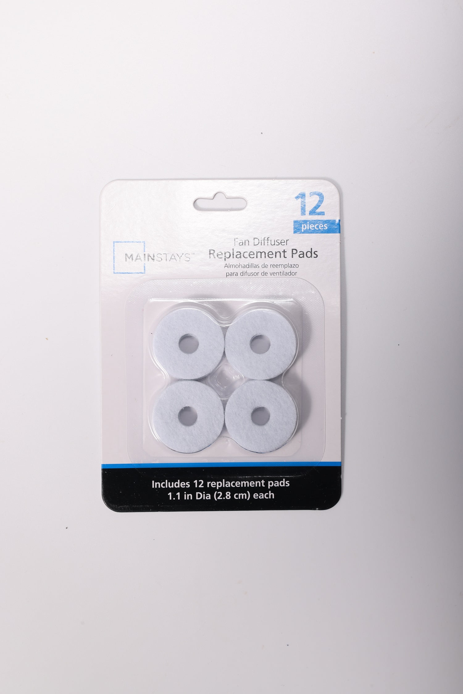 (2 pack) Mainstays Replacement Diffuser Pad Refill Fan Diffuser Pad With No Scent