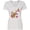 AA-White, variant on Inktastic Acoustic Guitar with Colorful Flowers Women's V-Neck T-Shirt