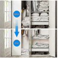 thumbnail image 2 of Vacuum Storage Bag, 6 Bags (80 X 100 Cm) Reusable Vacuum Storage Bag With Travel Pump, Used For Bedding, Clothes, Quilt, 2 of 2