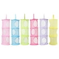 thumbnail image 3 of Panier de Rangement Suspendu, Filets Alimentaires pour Extérieur, Cage de Rangement Multi-Couches Suspendue 3 Compartiments Pliable pour Sécher la Nourriture et Ranger les Vêtements, Camping, 3 of 7