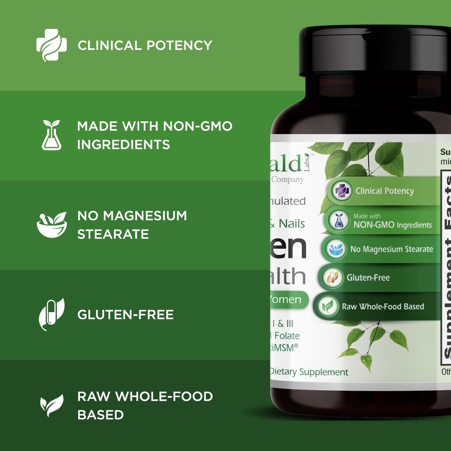 Emerald Doctor Formulated Collagen Health - 90 Ct
