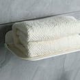 thumbnail image 4 of LOLIPPYY 2 Pcs Étagère Murale Pliable pour Chevet Design Minimaliste Blanc PP Rangement 11.8x7.9x0.4in, 4 of 8