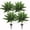 Agave, variant on Artificial Spherical Cedar Topiary Stake (2 Pack), Realistic Evergreen Outdoor Garden Decor with Ground Stakes, No Maintenance Faux Shrubs for Yard, Porch, Easter