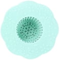 thumbnail image 4 of 6 Pcs Protecteurs de Drain en Forme de Fleur, Rose et Vert, 4 of 5