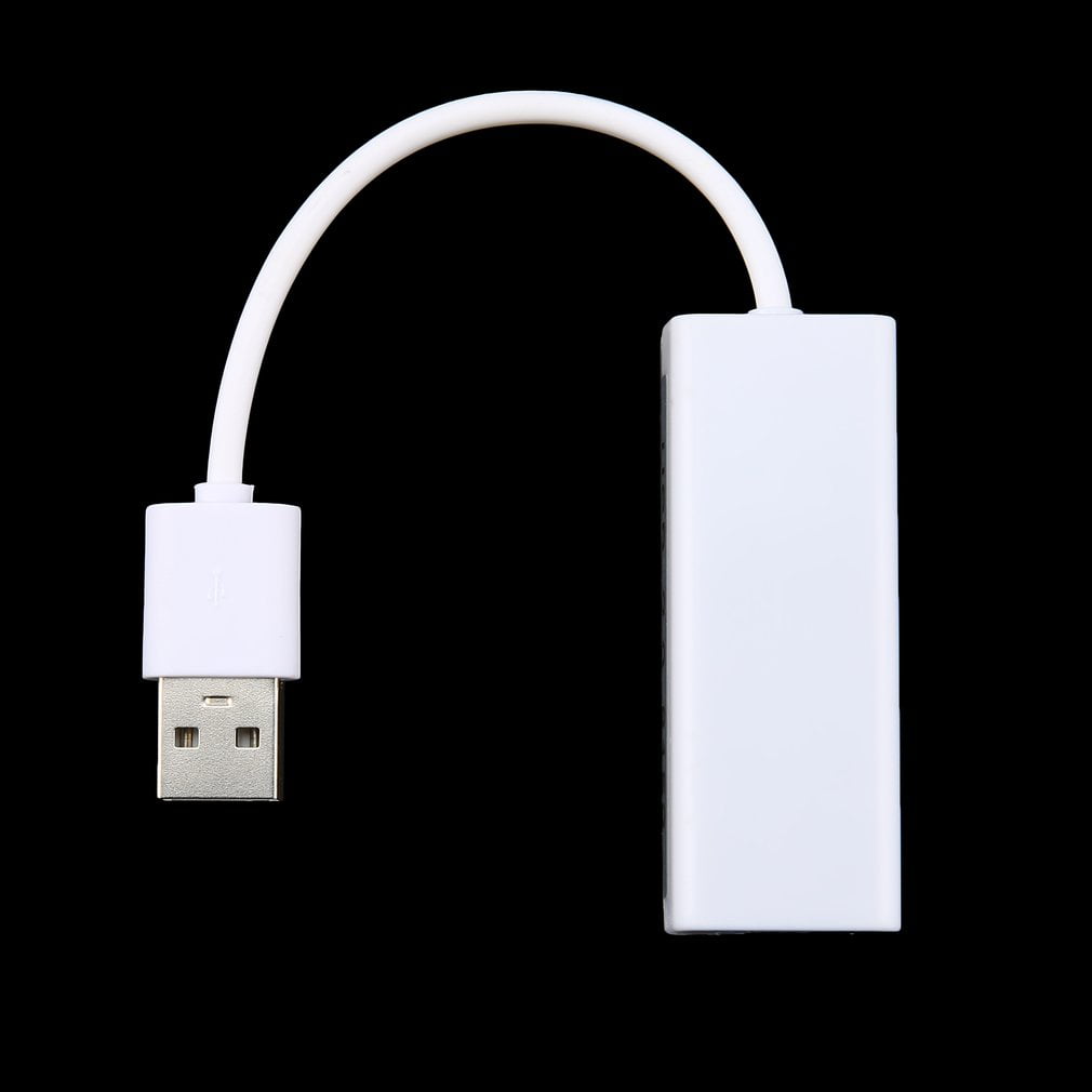 Mandalaa Sale 1Pcs 100Mb USB 1.1 to Fast Ethernet 10/100 Rj45 Network LAN Adapter Card Dongle Driver Minicd 