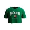 thumbnail image 1 of Top corto Fexpro Manga Corta de Mujer Fifa Talla G Verde, 1 of 4