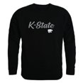 thumbnail image 1 of W Republic Products 556-127-BLK-03 Kansas State University T-Shirt Col Rond Script, Noir - Grand, 1 of 1