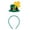 A-Green, variant on St. Patrick's Day Decor​ Shamrock Hair Hoop Mini Hats Feathers Beads Chain Holiday Headwear, St. Patrick Day Party Decorations