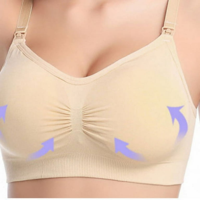 Nursing Bra for Breastfeeding Maternity Bras Push Up Seamless Pregnancy  Bralette Underwear