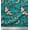 Teal Green, variant on Soimoi Brown Cotton Voile Fabric Flower & Butterfly Fabric Prints by Yard 42 Inch Wide