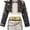 Black, variant on Girls Pop Star Stage Costume, Kids Popular Singer Idol Cosplay Dress Up Outfits, Jacket, Tank Top & Shorts for Halloween Cosplay & Birthday Party, 3-13Y