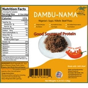 Dambu-Nama: Africa's Suya / Kilishi Beef Floss, Hot & Spicy, Delicious Meat Floss, Traditional Style, Original Recipe, 4.23oz (120g) / Pack (1 Pack)