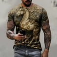 thumbnail image 2 of ZCFZJW 3D Horse Print T-Shirts for Men Big and Tall Regular Fit Casual Summer Short Sleeve Western Shirts Vintage Print Daily Vacation Tees Tops Multicolor#13 XXXL, 2 of 6