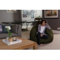 thumbnail image 2 of Sofa Sack Bean Bag Chair, Memory Foam Lounger with Microsuede Cover, Kids, Adults, 4 ft, Olive, 2 of 7