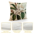 thumbnail image 4 of Nawypu  Jasmine Floral Throw Pillow Covers Soft Flower Botanical Pillow Cases Cushion Covers Bedroom Decor Blossom Leaf Pattern Decorative Throw Pillowcases White Green Cushion Cases, 4 of 5