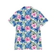 thumbnail image 3 of QUNYINEY Short Sleeve Womens Button Down Shirts Casual Hawaiian Collared Tops Summer Beach Loose Tops for Women, 3 of 6