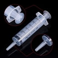 thumbnail image 2 of Paquete de 10 jeringas de plástico de 60 ml/cc Jeringas grandes Herramientas Punta de catéter alimentación de mascotas, estudiante de medicina, aplicador de aceite o pegamento, 2 of 5