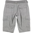 thumbnail image 2 of Ring Of Fire Mens Delano Messenger Casual Cargo Shorts, Gris, 31, 2 of 2